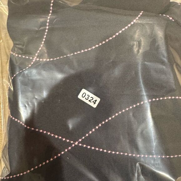 Ming Wang Pink and Gray Open Front Cardigan L - Picture 7 of 7